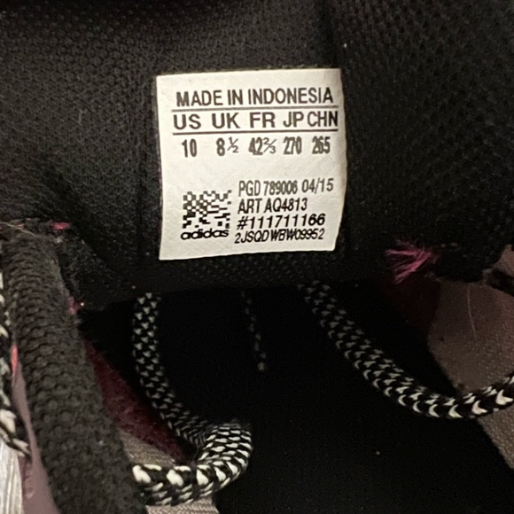 Adidas Traxion TR7 Kanadia Burgundy and Black Treaded Trail Running Shoes - Picture 7 of 8